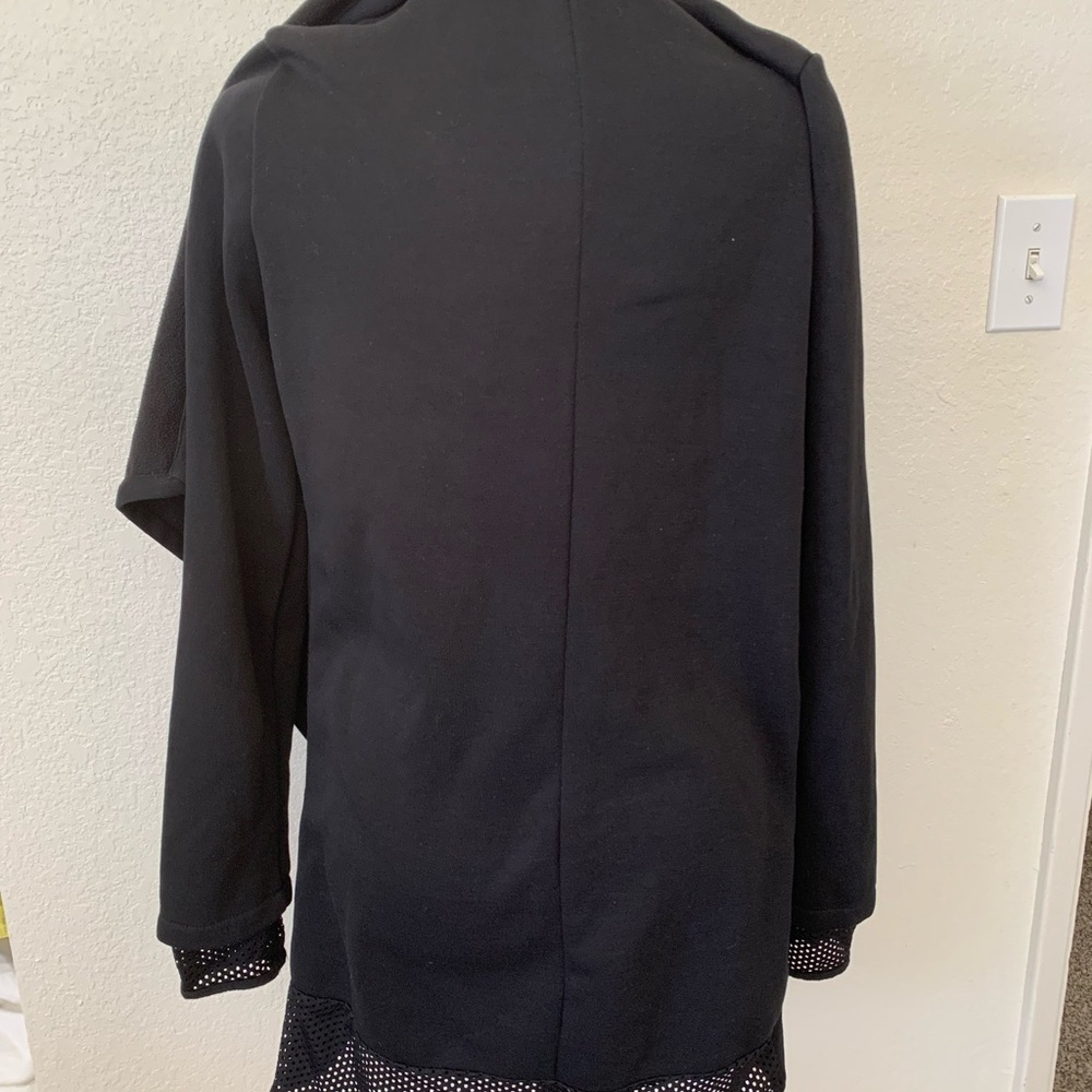 Fabletics Eugenia coat women’s XS Black Open Front Cardigan capsule - Picture 8 of 10